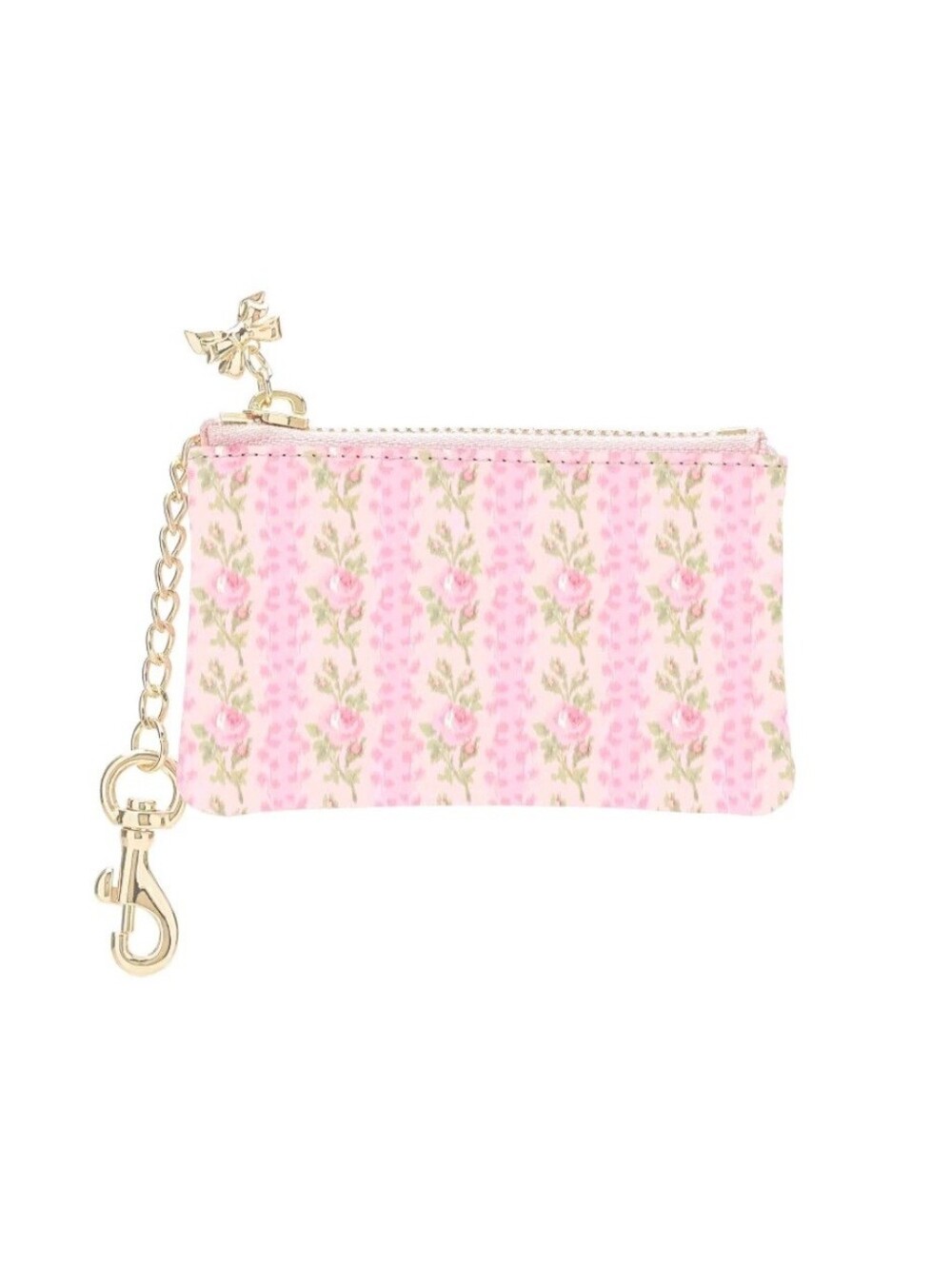 NWT LoveShackFancy – Case-Mate Blooming Heirloom Printed PU Zipper Coin Pouch